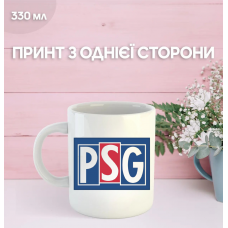 Кружка Парі Сен-Жермен футбольний клуб Paris Saint-Germain футбол з принтом керамічна чашка 330 мл