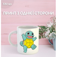 Кружка Покемон з принтом керамічна чашка аніме Pokemon 330 мл