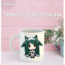 Кружка Пісня Саї з принтом керамічна чашка Saya no Uta 330 мл