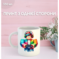 Кружка Роблокс з принтом керамічна чашка Roblox 330 мл
