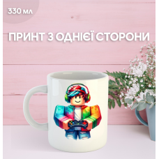 Кружка Роблокс з принтом керамічна чашка Roblox 330 мл