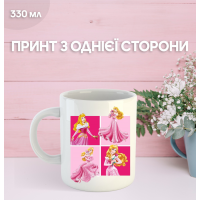 Кружка Принцесса Princess Дисней Disney с принтом керамическая чашка 330 мл