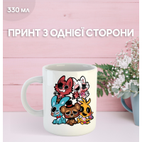 Кружка Пять ночей у Фредди ФНАФ Five Nights at Freddy's аниматроники с принтом керамическая чашка South Park 330 мл