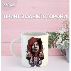 Кружка Сліпкнот з принтом керамічна чашка Slipknot 330 мл