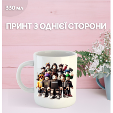 Кружка Роблокс з принтом керамічна чашка Roblox 330 мл