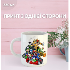 Кружка Супер Маріо з принтом керамічна чашка Super Mario 330 мл