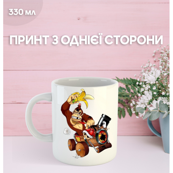 Кружка Супер Маріо з принтом керамічна чашка Super Mario 330 мл