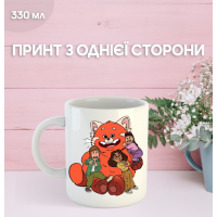 Кружка Я — панда Дісней з принтом керамічна чашка Turning Red Disney Pixar 330 мл