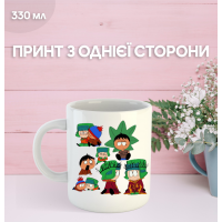 Кружка Южный Парк Саус Парк с принтом керамическая чашка South Park 330 мл
