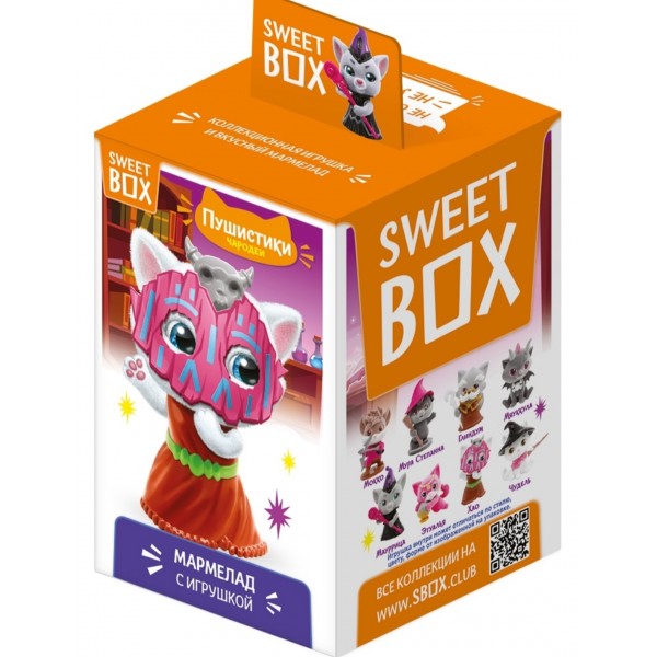 Пушистики Чародеи Котята Свитбокс SweetBox игрушка и жевательный мармелад SWEET BOX