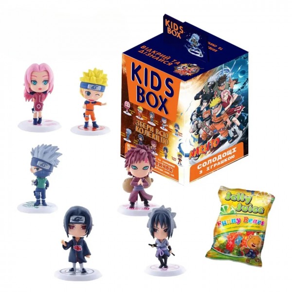 Наруто Свитбокс SweetBox игрушка и жевательный мармелад SWEET BOX Свитбокс