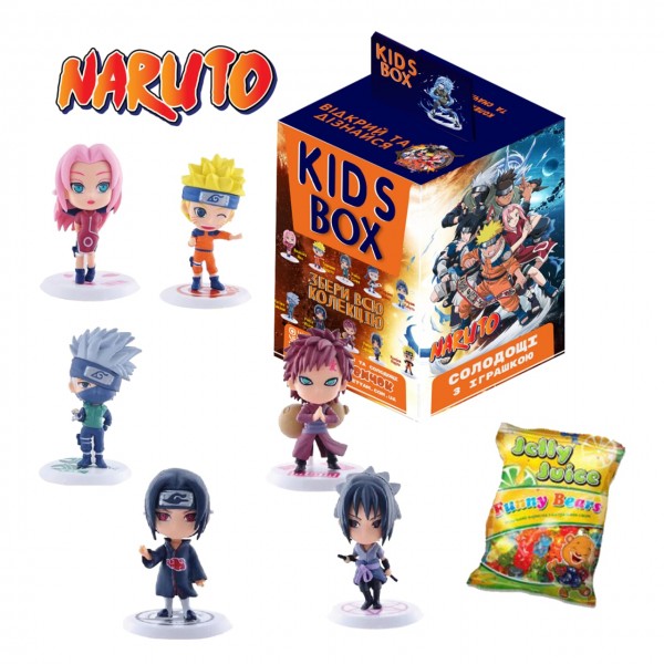 Наруто Свитбокс SweetBox игрушка и жевательный мармелад SWEET BOX Свитбокс