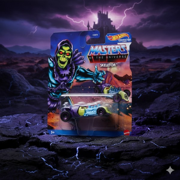 Машинка Hot Wheels Хот Вилс Скелетор Skeletor Masters of the Universe Властелины Вселенной 1:64