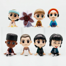 Набір фігурок Дивні дива Одинадцять Демогоргон Stranger Things Eleven Demogorgon 8 шт 6 см