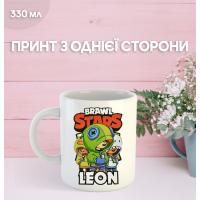 Кружка Бравл старс Brawl Stars з принтом керамічна чашка 330 мл Uk_1239