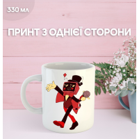 Кружка У Світі Денді Roblox Dandy's World з принтом керамічна чашка 330 мл Uk_1025