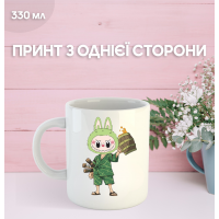 Кружка Лабубу Labubu з принтом керамічна чашка 330 мл Uk_1104